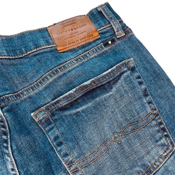 Lucky Brand | 221 Straight Medium Wash Denim Jeans Size 36/32 | EUC - Picture 14 of 15